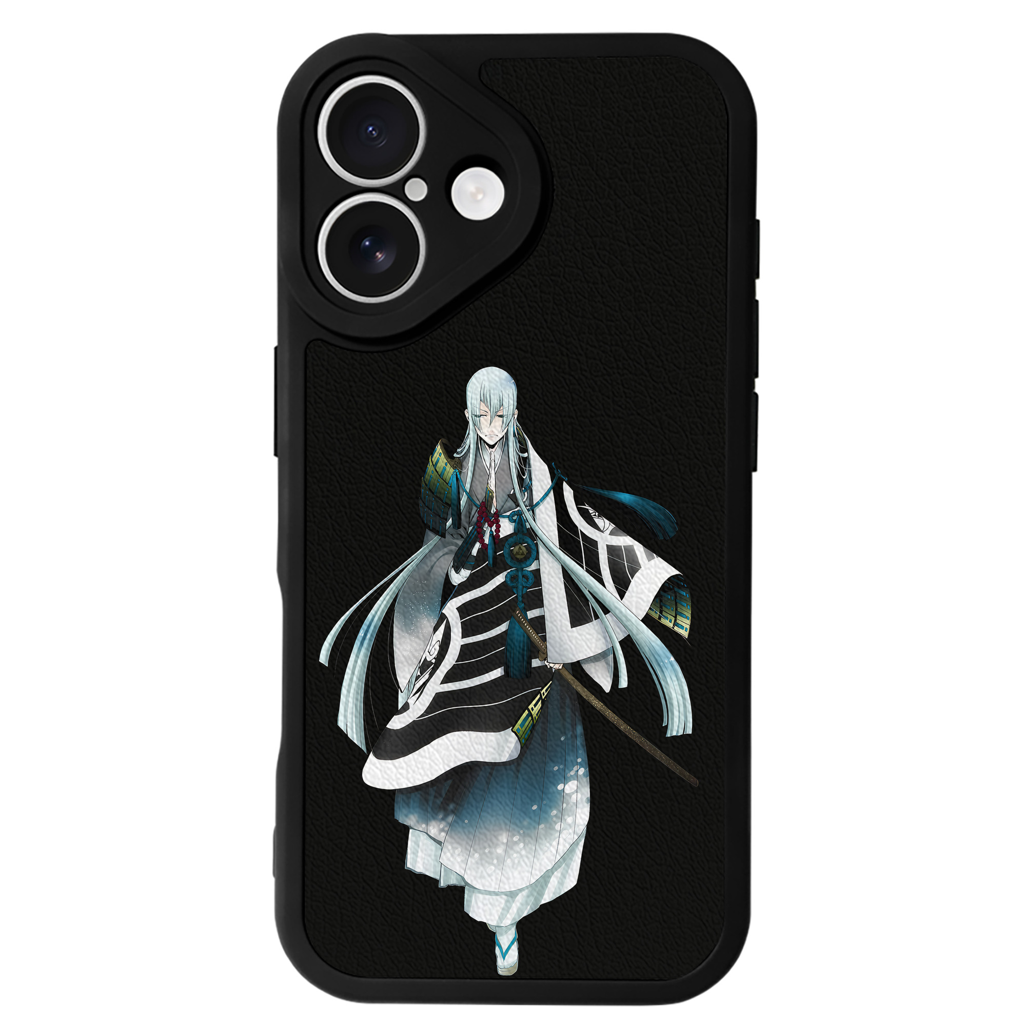 （画像用） 刀剣乱舞 Touken Ranbu 【iPhone 16シリーズ対応】シリコンスマホケース（レザー調） 材質：シリコン
